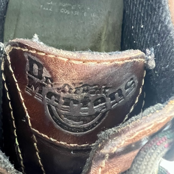 DR. Martens Vintage Lace up Chunky Oxfords Brown Leather 8A 43 Size 8 - Picture 2 of 12